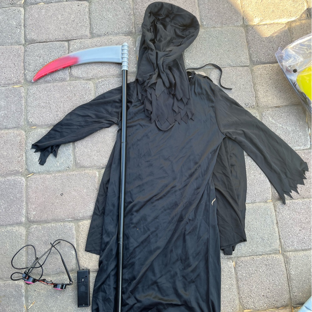 Boys small grim reeper costume